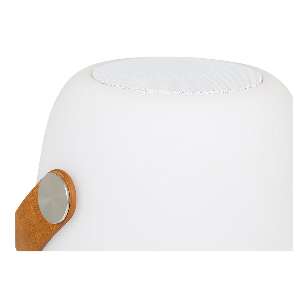 House Nordic ApS - Cardiff LED Lamp - Lamp met riem, oplaadbaar, bluetooth-luidspreker, wit - Deco Delights
