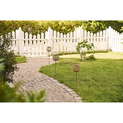 House Nordic ApS - Carlisle Lamp, oplaadbaar met geïntegreerd zonnepaneel, natuur - Deco Delights