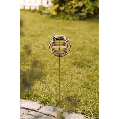 House Nordic ApS - Carlisle Lamp, oplaadbaar met geïntegreerd zonnepaneel, natuur - Deco Delights
