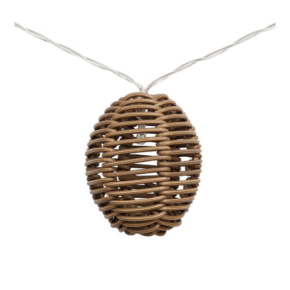 House Nordic ApS - Carlisle LED Lichtslinger, polyrotan/metaal, natuur/zwart - Deco Delights