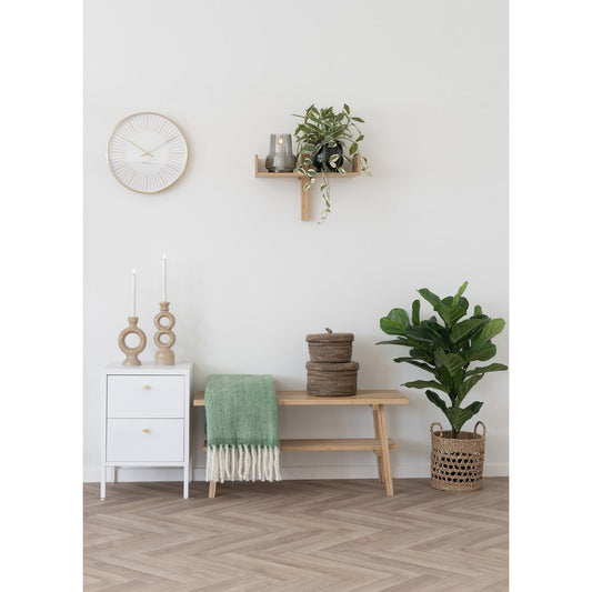 House Nordic ApS - Carmel Plaid - groen, wol, 130x170 cm - Deco Delights