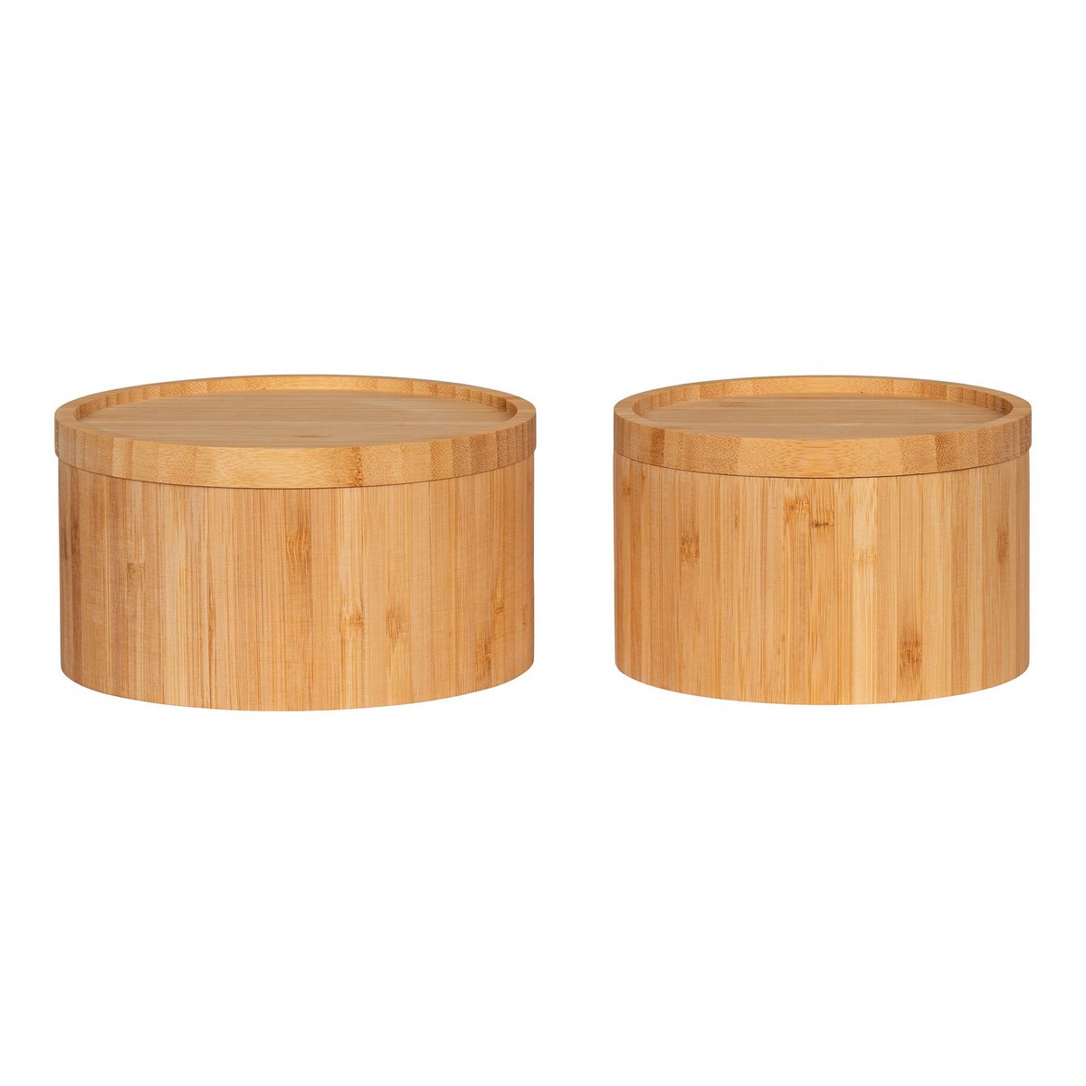 House Nordic ApS - Chefalu Opbergdoos - Opbergdoos, bamboe, naturel, set van 2 - Deco Delights