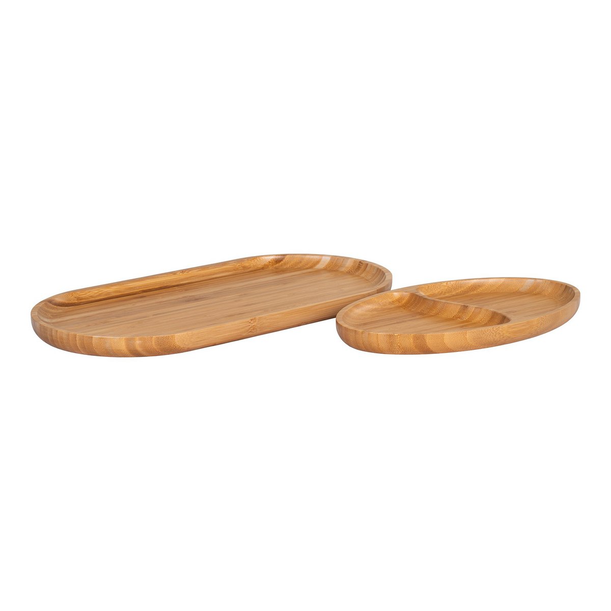 House Nordic ApS - Chefalu Serveerblad - Serveerblad, bamboe, naturel, set van 2 - Deco Delights