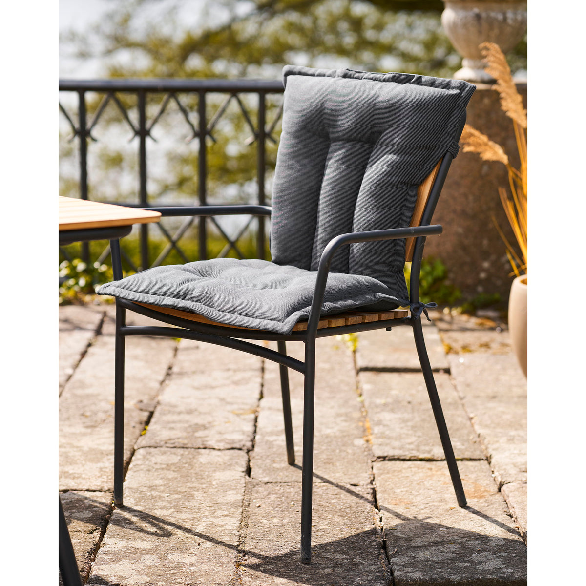 House Nordic ApS - Cleveland Buitenkussenhoes Zwart - Deco Delights Buitenkussenhoes