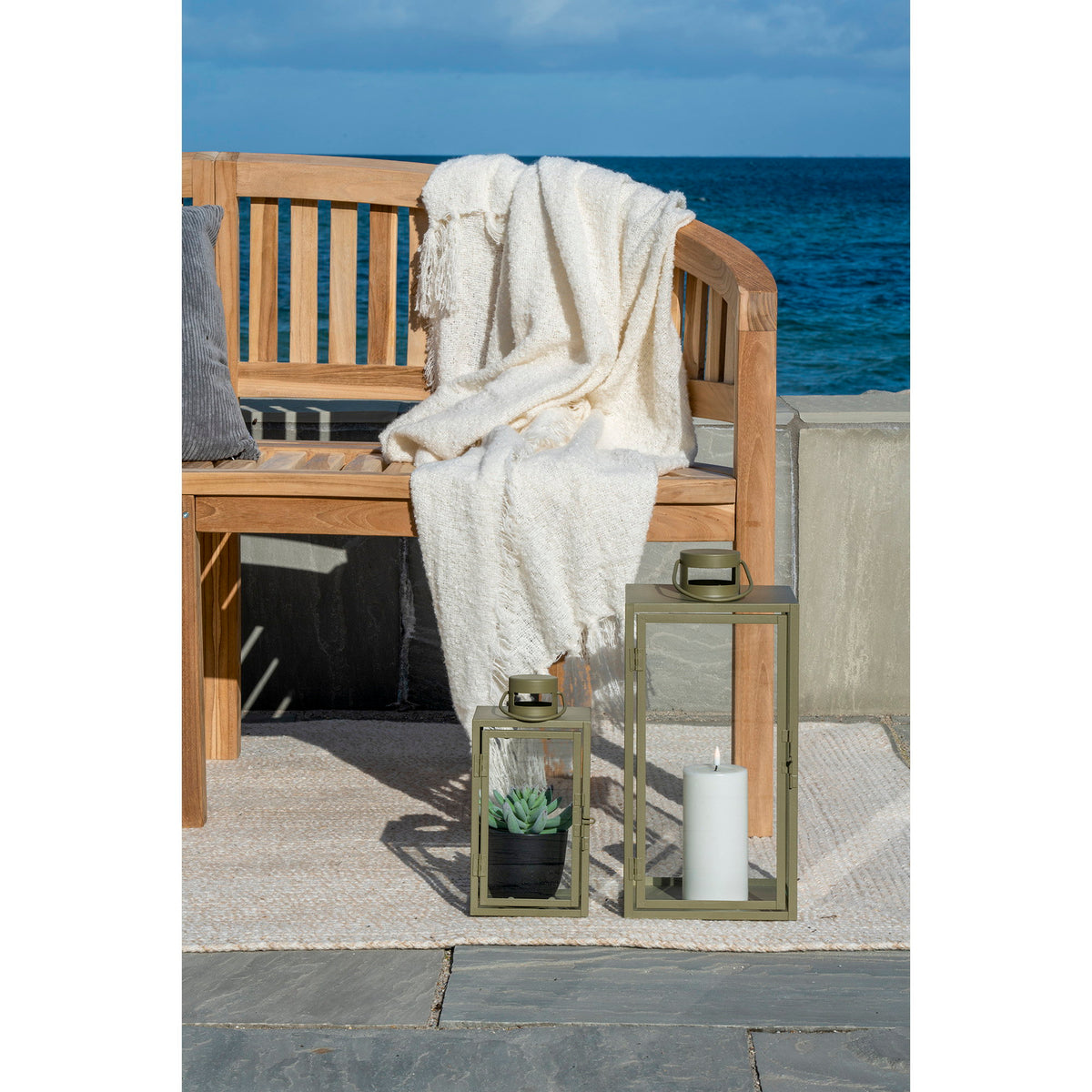 House Nordic ApS - Corfu Lantaarn Groen - Deco Delights Lantaarn