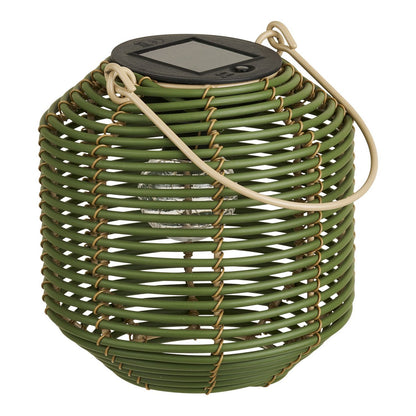 House Nordic ApS - Crewe Lantern, oplaadbaar met geïntegreerd zonnepaneel, groen - Deco Delights