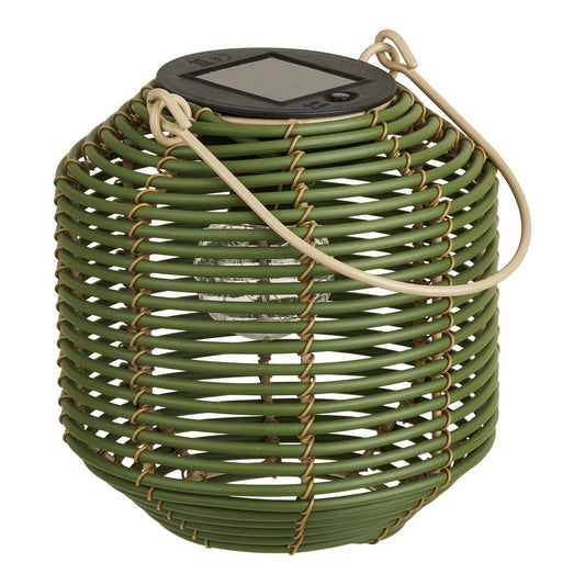 House Nordic ApS - Crewe Lantern, oplaadbaar met geïntegreerd zonnepaneel, groen - Deco Delights