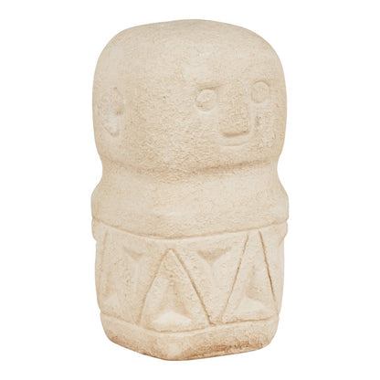 House Nordic ApS - Decoratie - Decoratie in cement, beige, 5,5x5,5x10 cm - Deco Delights