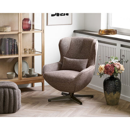House Nordic ApS - Dienblad, glas, gerookt bruin, 29,5x24x7 cm - Deco Delights