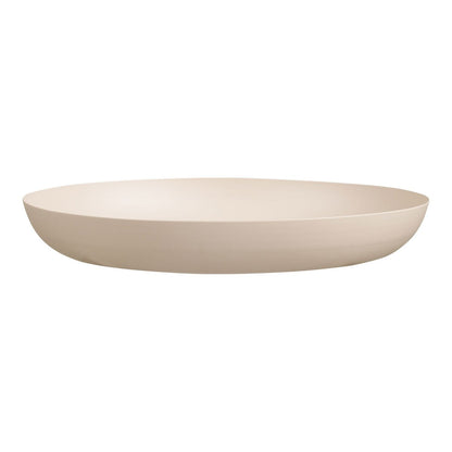 House Nordic ApS - Dienblad, metaal, beige, ø30x4 cm - Deco Delights