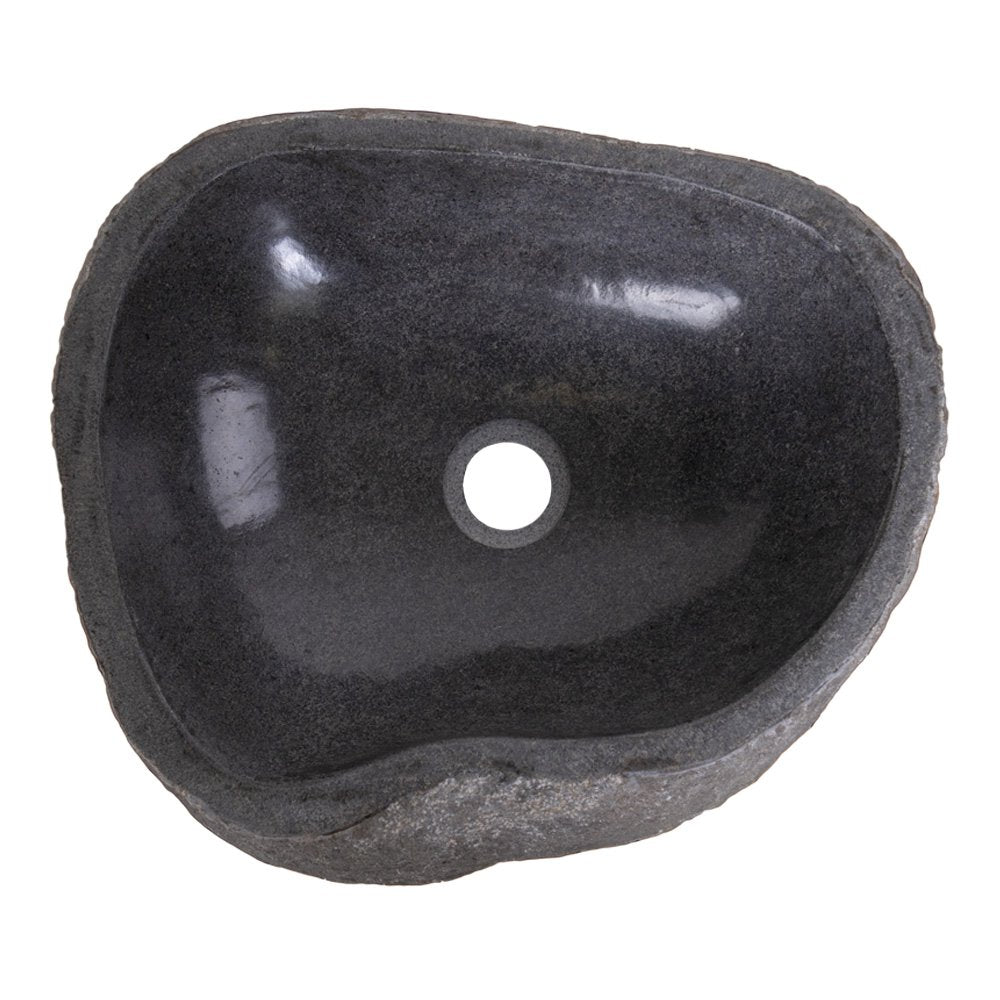 House Nordic ApS - Donau Riverstone Waskom - Natuursteen, 40x35x15cm - Deco Delights