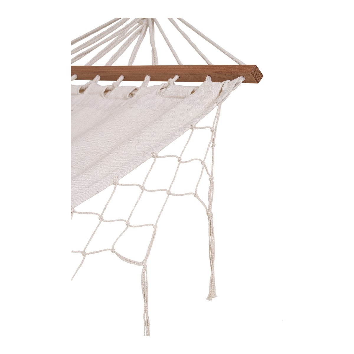 House Nordic ApS - Edessa hangmat - gebroken wit, polyester/katoen/lariks - Deco Delights