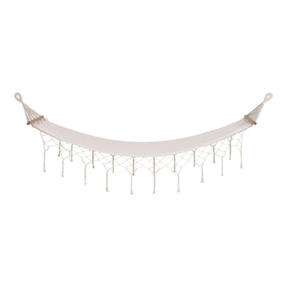 House Nordic ApS - Edessa hangmat - gebroken wit, polyester/katoen/lariks - Deco Delights