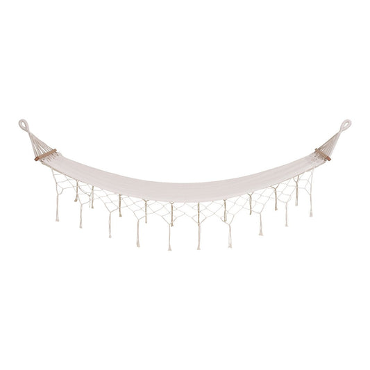 House Nordic ApS - Edessa hangmat - gebroken wit, polyester/katoen/lariks - Deco Delights