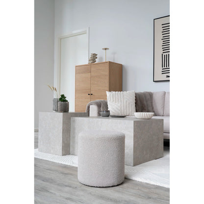 House Nordic ApS - Ejby Poef Beige - Deco Delights Poef