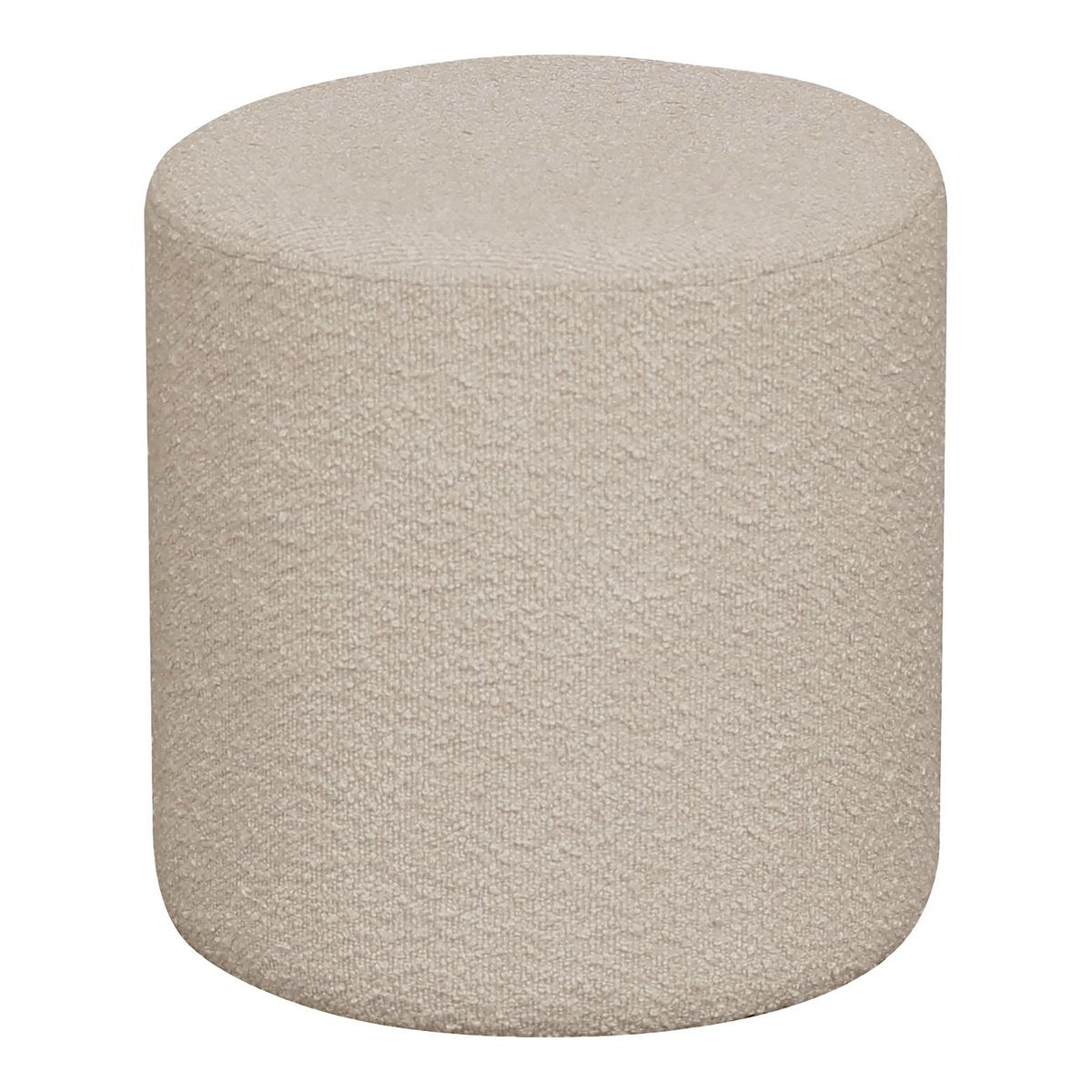 House Nordic ApS - Ejby Poef - Beige, polyester/multiplex/grenenhout, 34x34x36 cm - Deco Delights