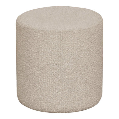 House Nordic ApS - Ejby Poef - Beige, polyester/multiplex/grenenhout, 34x34x36 cm - Deco Delights