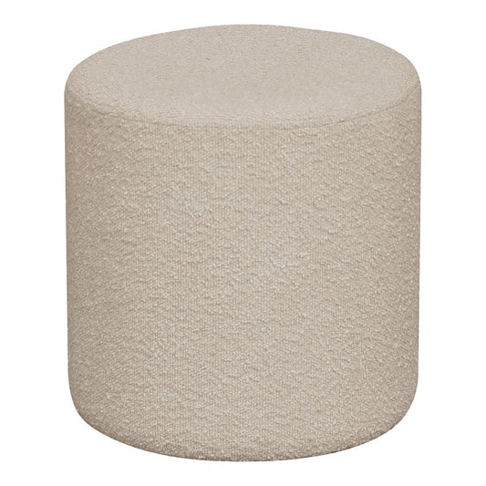 House Nordic ApS - Ejby Poef - Beige, polyester/multiplex/grenenhout, 34x34x36 cm - Deco Delights