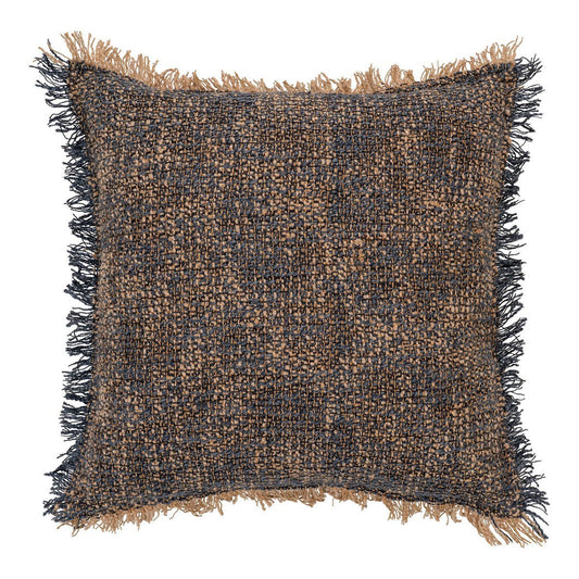 House Nordic ApS - Ely Kussen, blauw/geel, 45x45 cm - Kussen, blauw/geel, 45x45 cm - Deco Delights