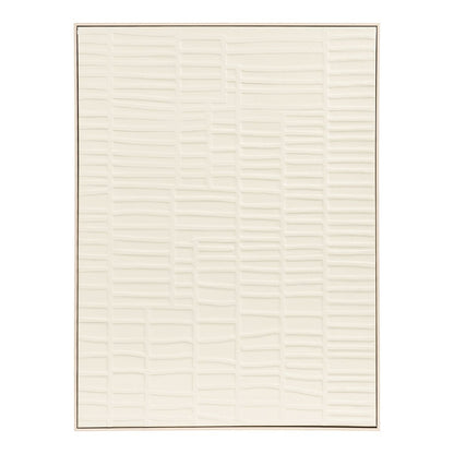 House Nordic ApS - Ena Relief Wanddecoratie, beige, 60x80 cm - Deco Delights