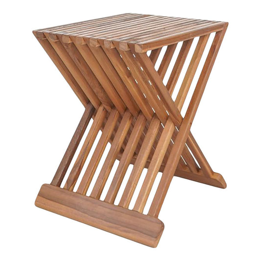 House Nordic ApS - Erto Kruk - Natuurlijk, Teak, 40x35x45 cm - Deco Delights