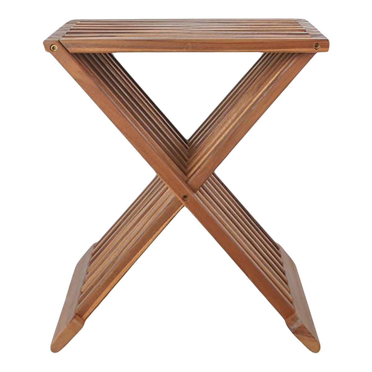 House Nordic ApS - Erto Kruk - Natuurlijk, Teak, 40x35x45 cm - Deco Delights