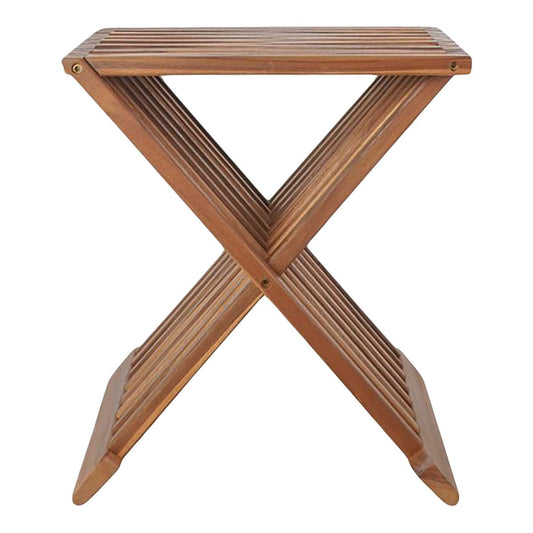 House Nordic ApS - Erto Kruk - Natuurlijk, Teak, 40x35x45 cm - Deco Delights