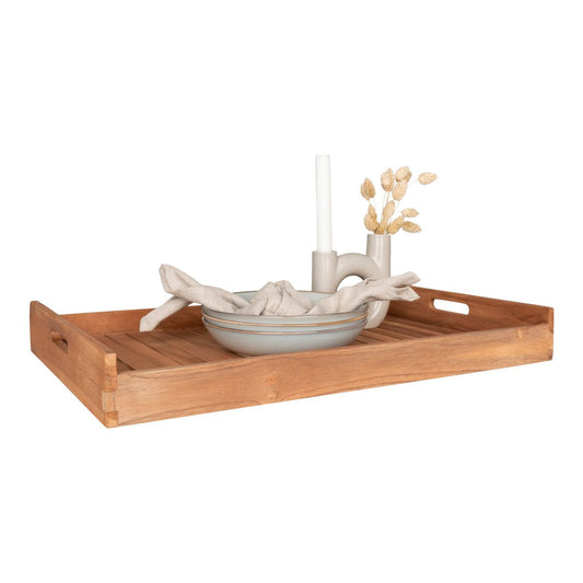 House Nordic ApS - Faro Dienblad Naturel Teak - Deco Delights