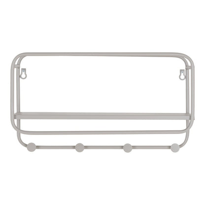 House Nordic ApS - Feira Hoedenplank - Cool Grey, Staal, 45x15x25 cm - Deco Delights