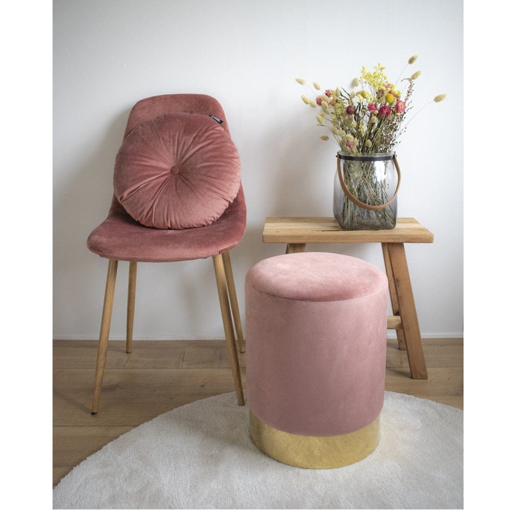 House Nordic ApS - Gamby Poef roze - Deco Delights Poef