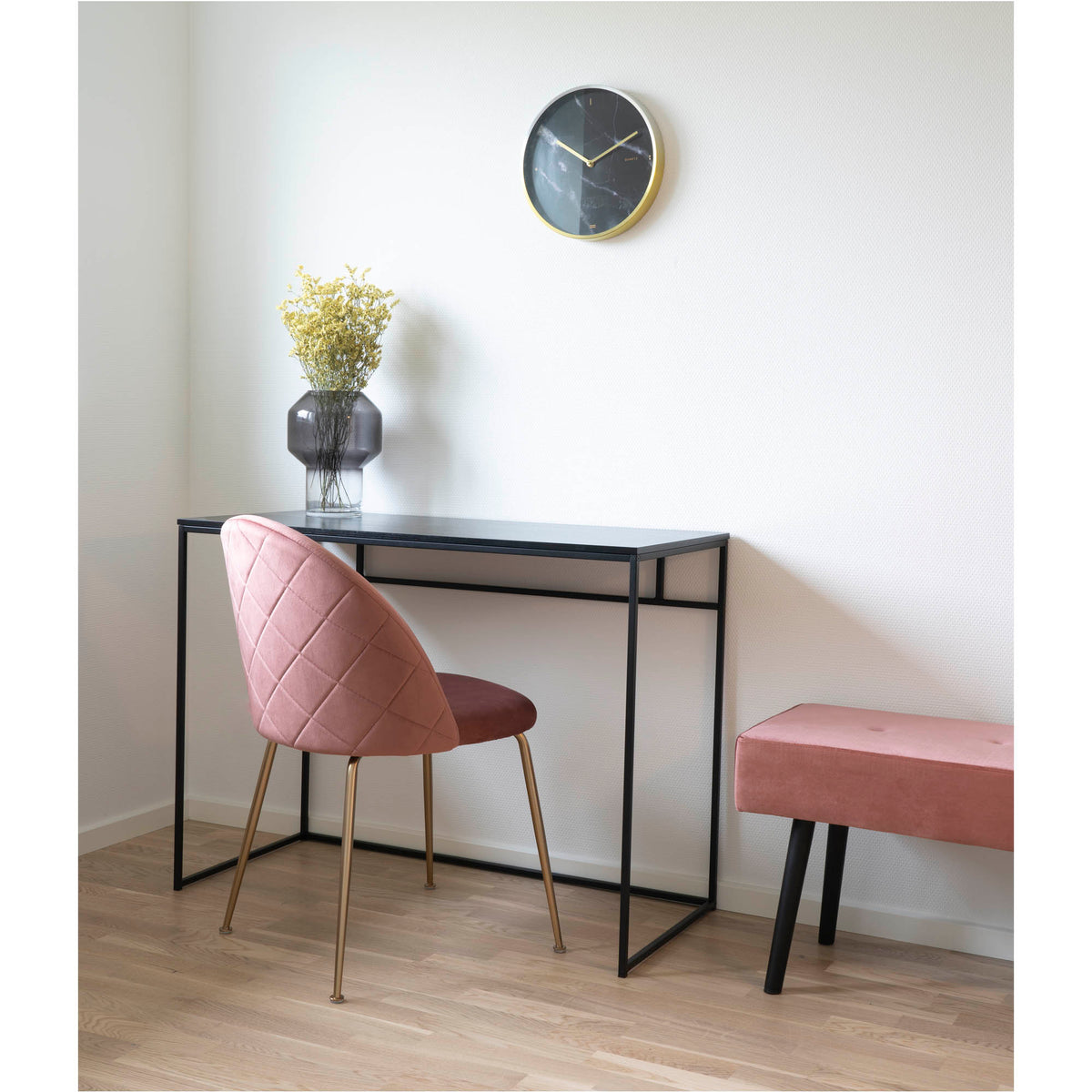 House Nordic ApS - Geneve Eetkamerstoel Roze - Deco Delights Eetkamerstoel