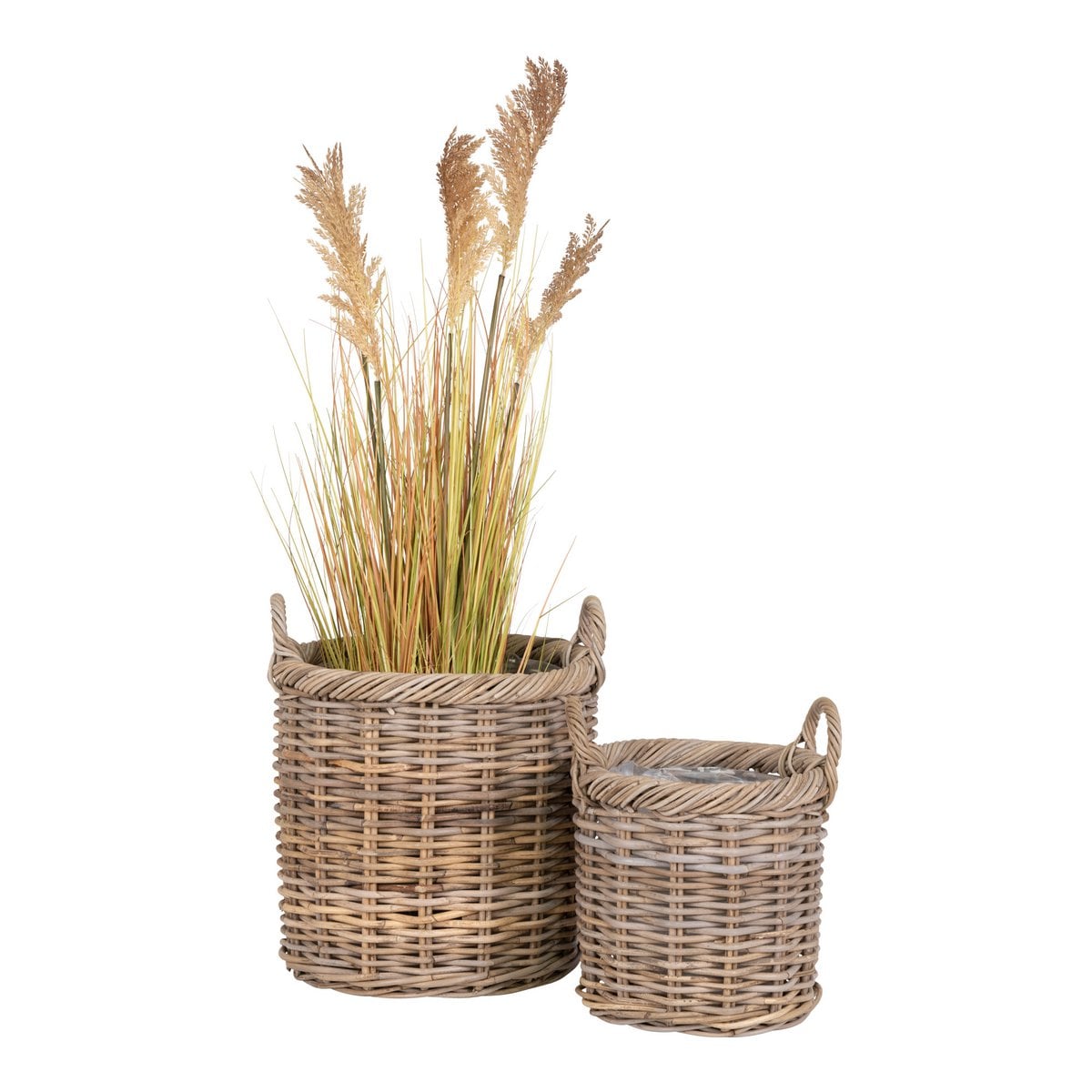 House Nordic ApS - Gili-manden - natuurlijk, Kubu-rotan - set van 2 - Deco Delights