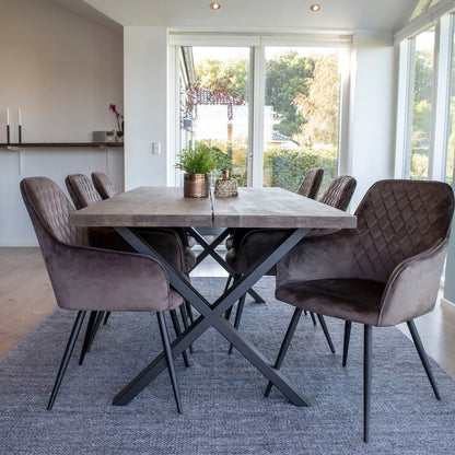 House Nordic ApS - Harbo Eetkamerstoel Lichtbruin - Deco Delights Eetkamerstoel