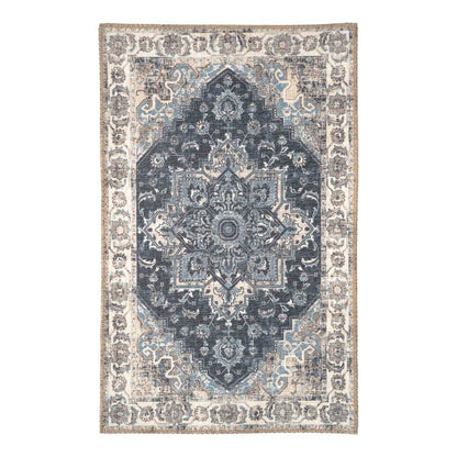 House Nordic ApS - Havana Deurmat - Blauw, Chenille Polyester, 50x80cm - Deco Delights