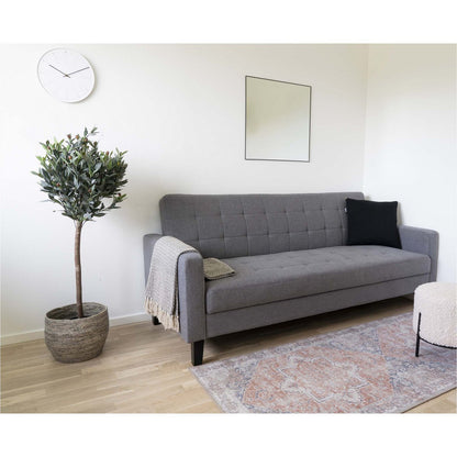 House Nordic ApS - Havana Gangloper - Blauw/Oranje, Chenille Polyester, 80x200 cm - Deco Delights