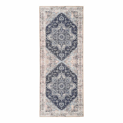 House Nordic ApS - Havana Gangloper - Chenille Polyester, Blauw - 80x200 cm - Deco Delights