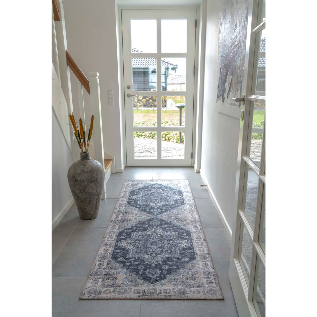 House Nordic ApS - Havana Vloerkleed Blauw 80x200 cm - Deco Delights Vloerkleed