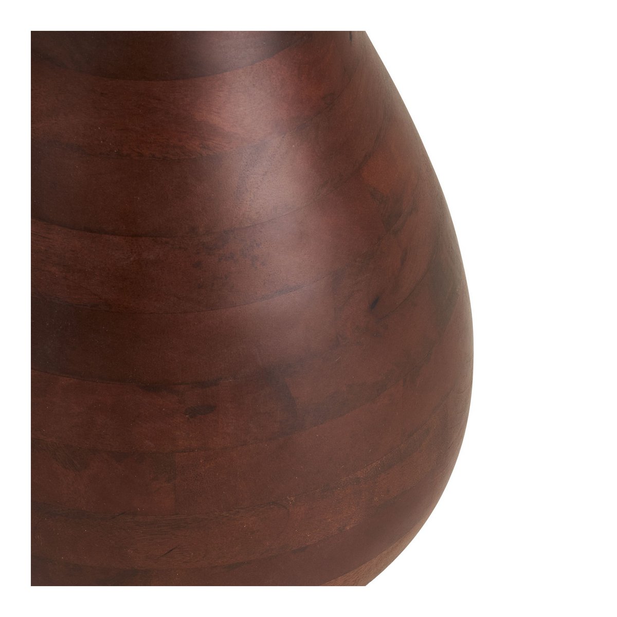 House Nordic ApS - Heide Bijzettafel, mangohout/marmer, donkerbruin/wit, ø40x41 cm - Deco Delights