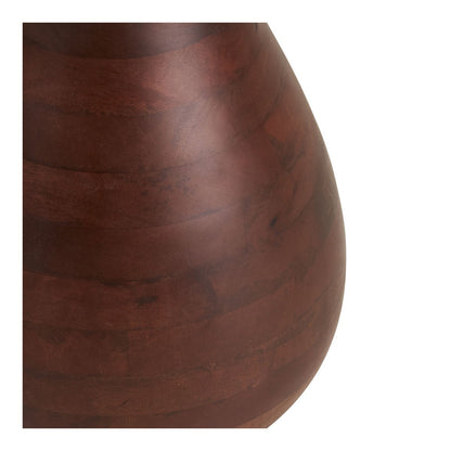 House Nordic ApS - Heide Bijzettafel, mangohout/marmer, donkerbruin/wit, ø40x41 cm - Deco Delights