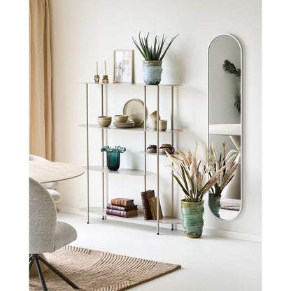 House Nordic ApS - Hennetved Spiegel, aluminium, zilver, 35x170 cm - Deco Delights