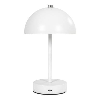 House Nordic ApS - Holt LED-tafellamp - Wit, Metaal, Oplaadbaar - Deco Delights