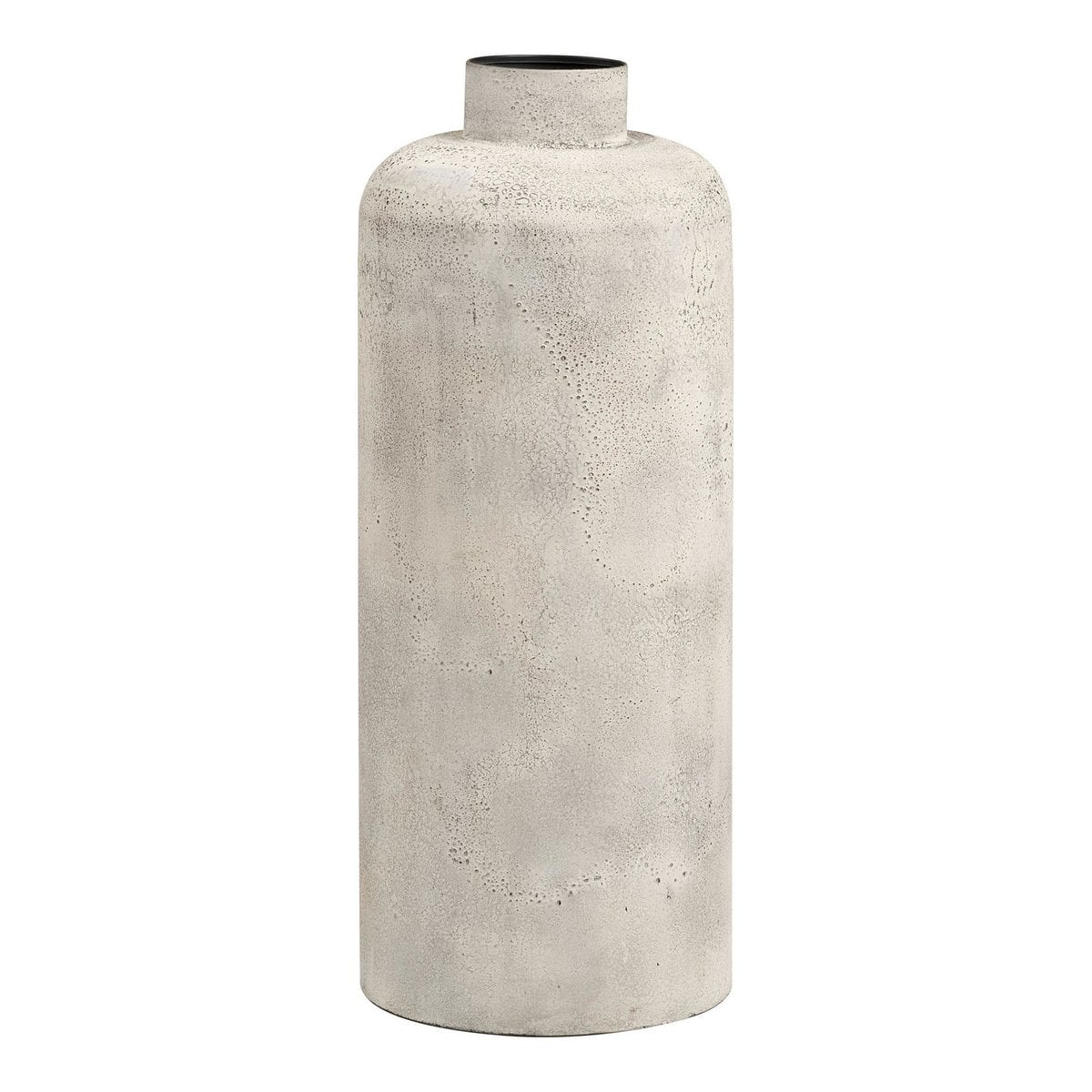 House Nordic ApS - Hou Decoratieve pot, metaal, antiek beige, ø24x60,5 cm - Deco Delights