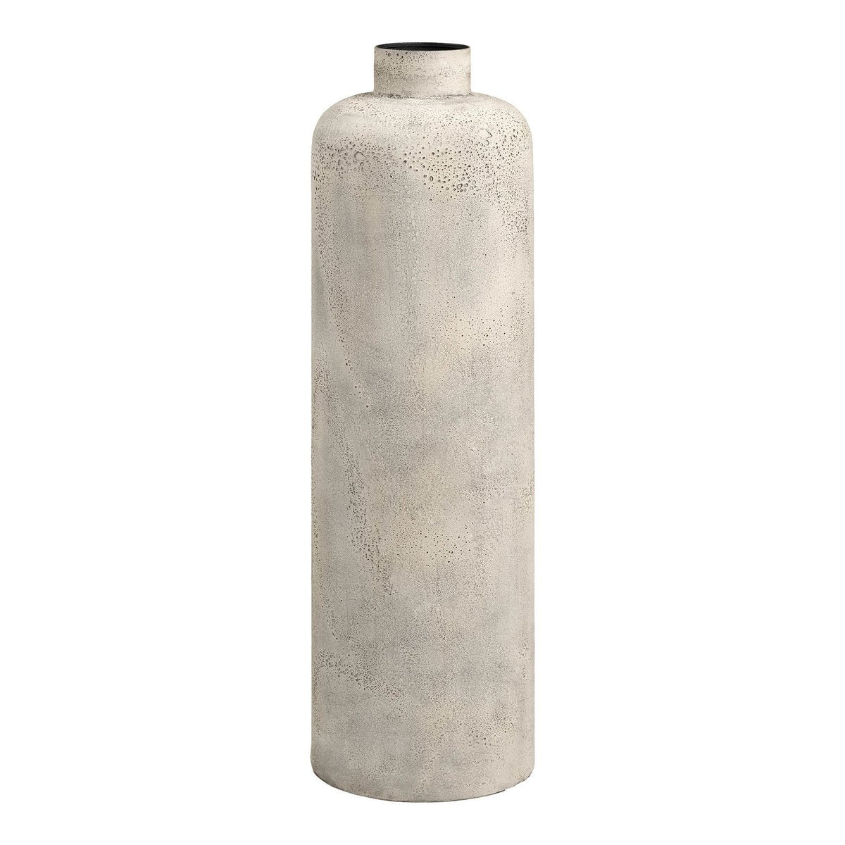 House Nordic ApS - Hou Decoratieve pot, metaal, antiek beige, ø24x78,5 cm - Deco Delights