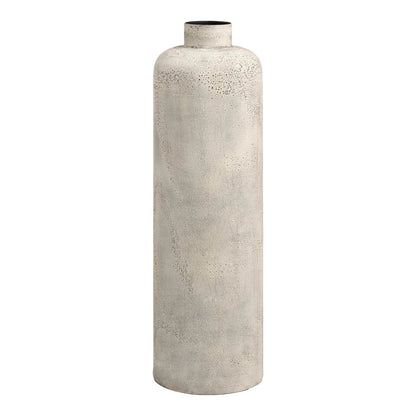 House Nordic ApS - Hou Decoratieve pot, metaal, antiek beige, ø24x78,5 cm - Deco Delights
