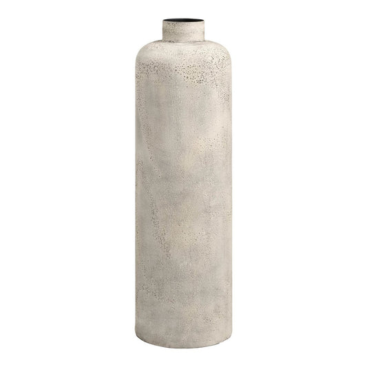 House Nordic ApS - Hou Decoratieve pot, metaal, antiek beige, ø24x78,5 cm - Deco Delights