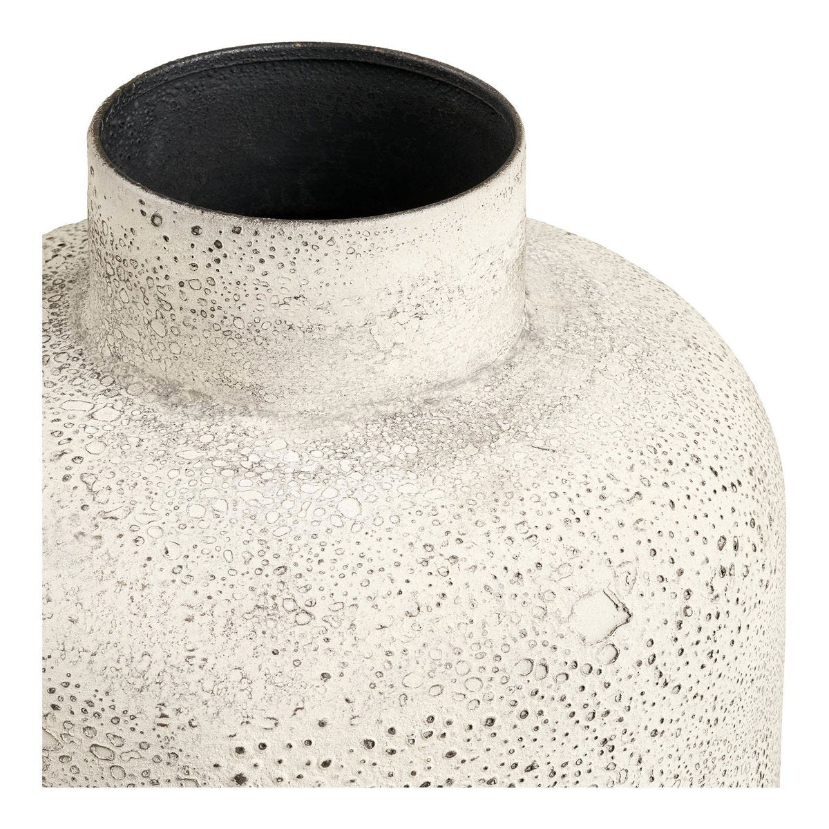 House Nordic ApS - Hou Decoratieve pot, metaal, antiek beige, ø24x78,5 cm - Deco Delights