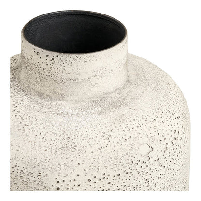 House Nordic ApS - Hou Decoratieve pot, metaal, antiek beige, ø24x78,5 cm - Deco Delights