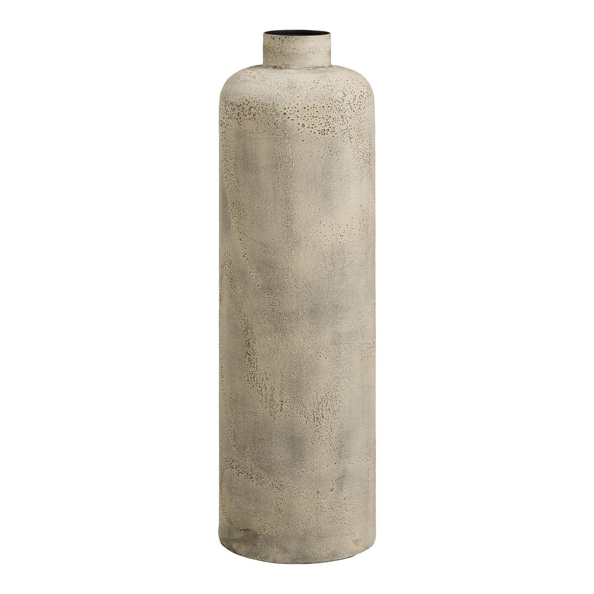 House Nordic ApS - Hou Decoratieve pot, metaal, antiek beige, ø24x78,5 cm - Deco Delights