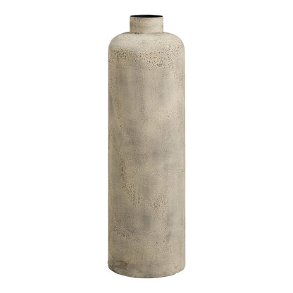 House Nordic ApS - Hou Decoratieve pot, metaal, antiek beige, ø24x78,5 cm - Deco Delights
