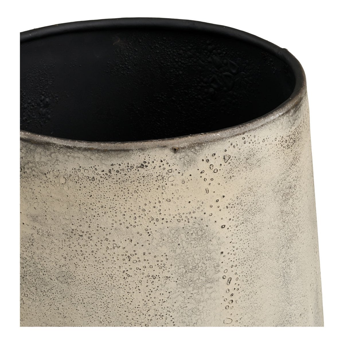 House Nordic ApS - Hou Decoratieve pot, metaal, antiek beige, set van 2 - Deco Delights